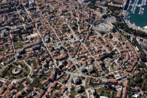 Pula - aerial view